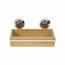 Compactor Bambusová polička do koupelny BestlockSPA Bamboo, 27,6 x 14,8 x 12,7 cm
