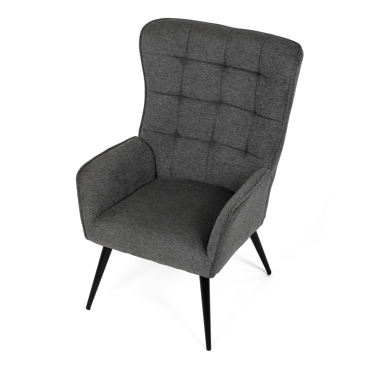 Relaxačné kreslo 315 GREY2, tmavosivá