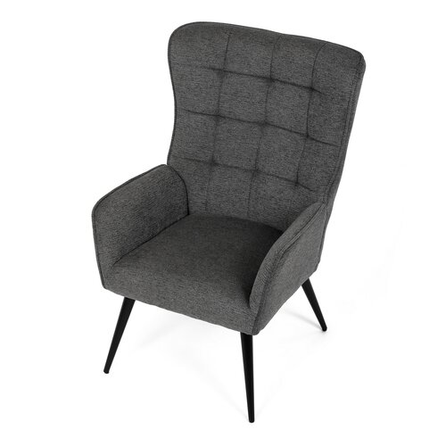 Relaxačné kreslo 315 GREY2, tmavosivá
