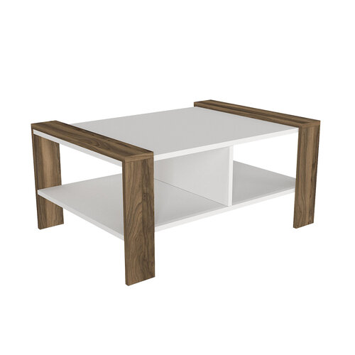 Couchtisch Erica White Walnut