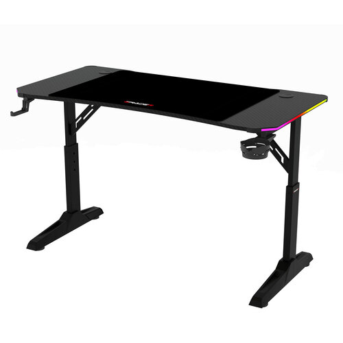 Herní stůl E-TRACER 120 RGB s manuálně nastavitelnou výškou a podsvícením