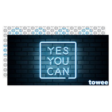 Towee Hitro sušeča brisača YES YOU CAN, 80 x 160cm