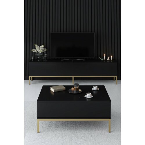 Măsuță TV Lord Black and Gold