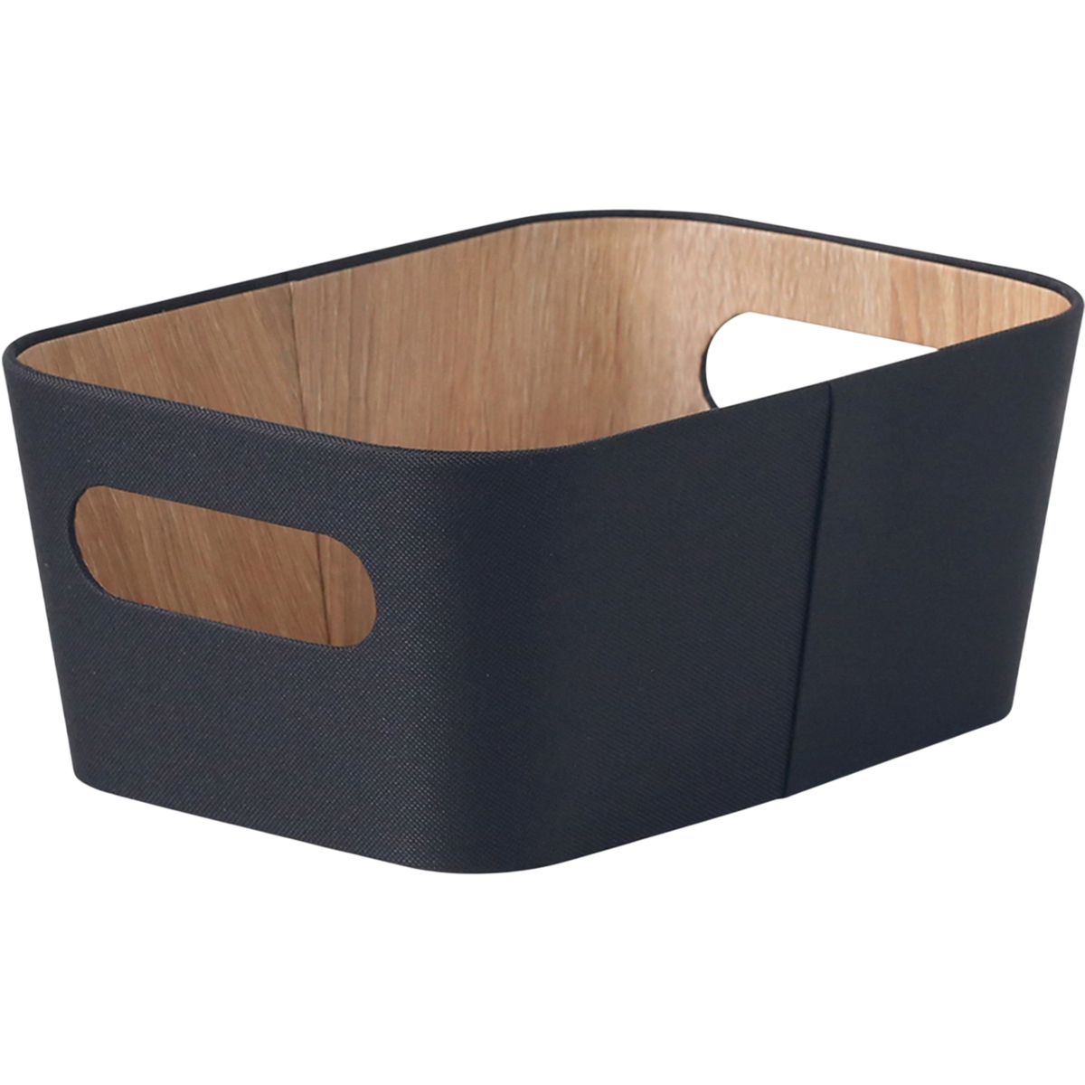 Kitchisimo Set 2 úložných košíkov 26 × 18 × 11 cm, čierna