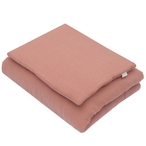 New Baby Muslin set z vložkom roza, 80 x 70 cm