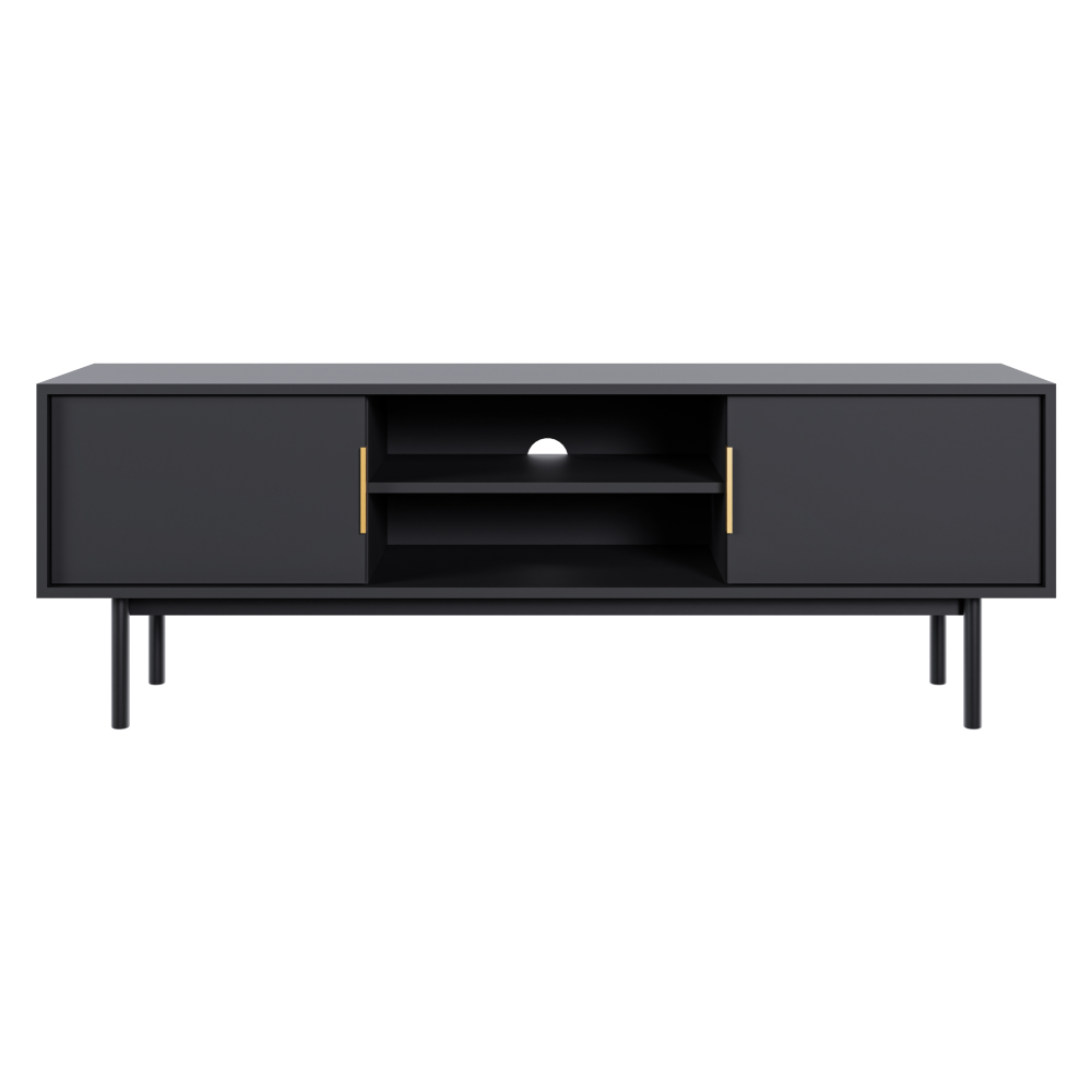 Televízny stolík VIVALA, čierna