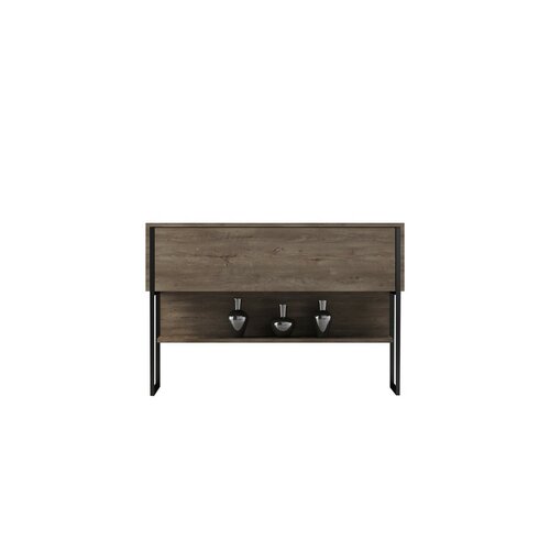 Comoda Luxe Walnut și Negru