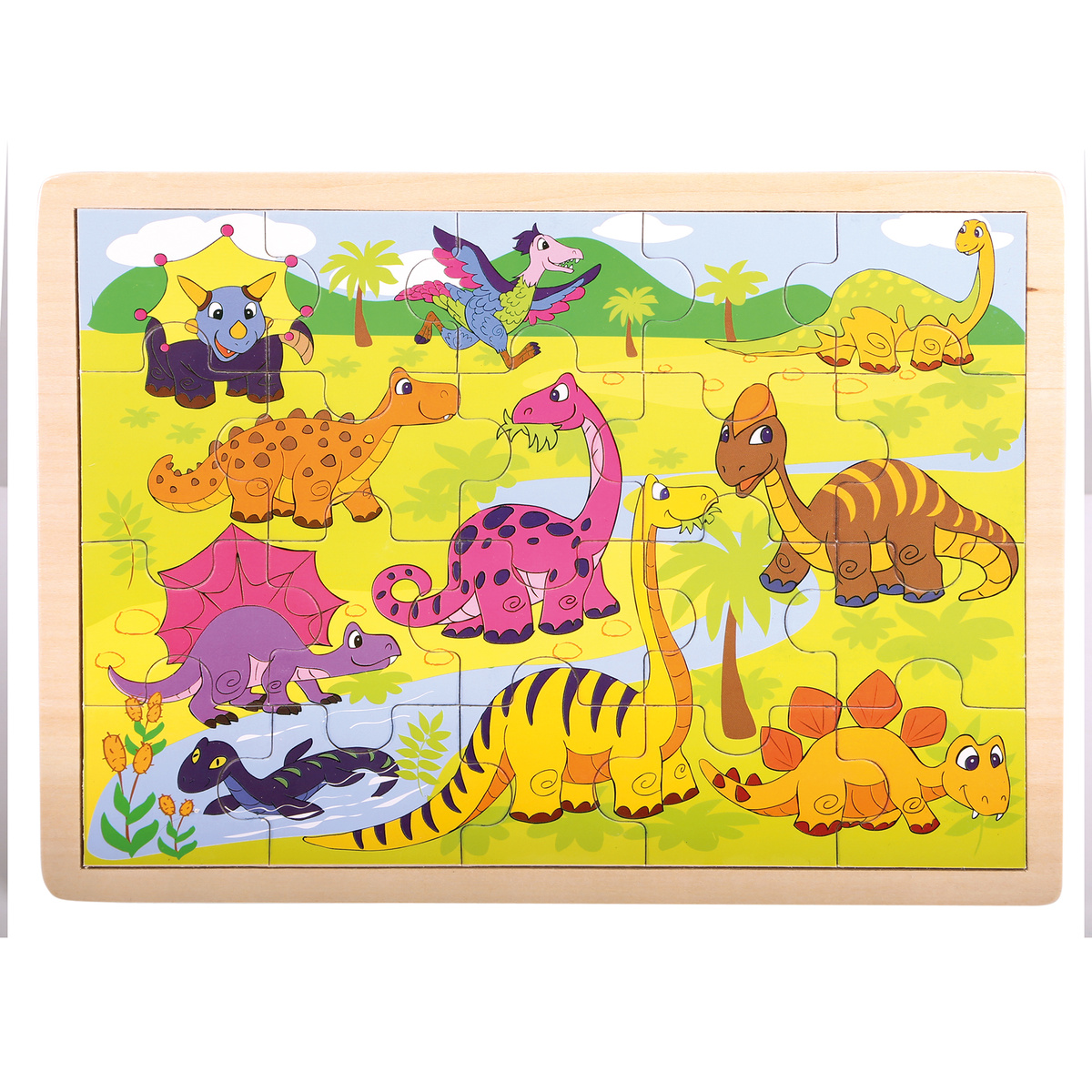 Obrázok Bino Puzzle Dinosaury