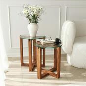 Súprava odkladacích stolíkov Amalfi Walnut, 2 ks