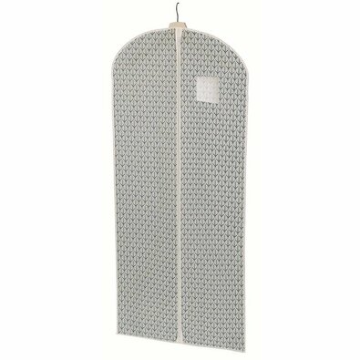 Compactor Shuttle za shranjevanje oblek in dolgihoblek MISSY, 60 x 137 cm, modro-bela