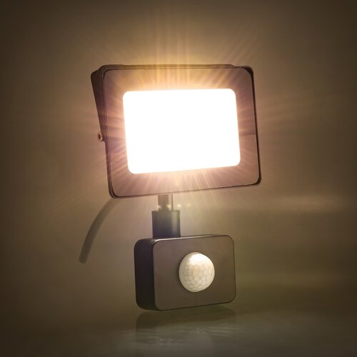 Retlux RSL 246 LED reflektor s PIR senzorem, 145 x 115 x 47 mm, 10 W, 800 lm