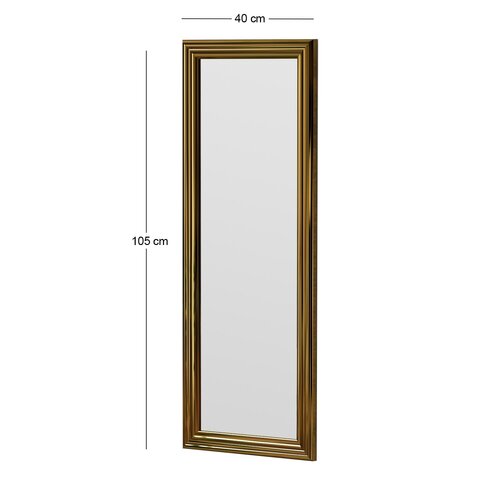 Zrcadlo Smooth Gold 40 x 105 cm