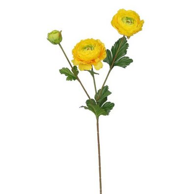 Floare artificială Ranunculus,  42 cm