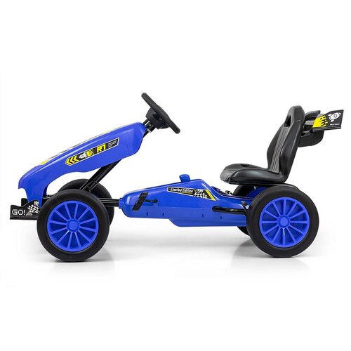 Milly Mally Quadricycle Go-kart Rocket, niebieski
