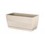 Kunststoffkasten Coubi mit Schale Creme, 39 x 19 x 18,2 cm
