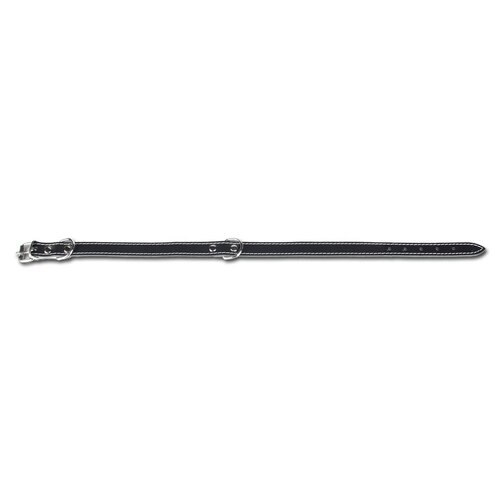 Tommi Glattleder Halsband Bonnie Schwarz, 50 x 3 cm