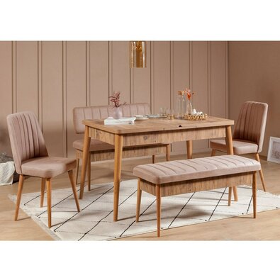 Set de masă Vina Atlantic Pine and Stone, 5 piese