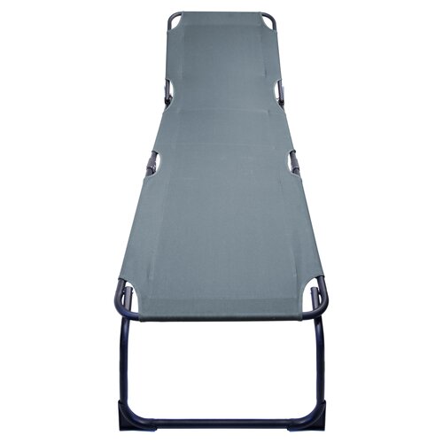 Cattara Klappbare Campingliege BERLIN, Grau
