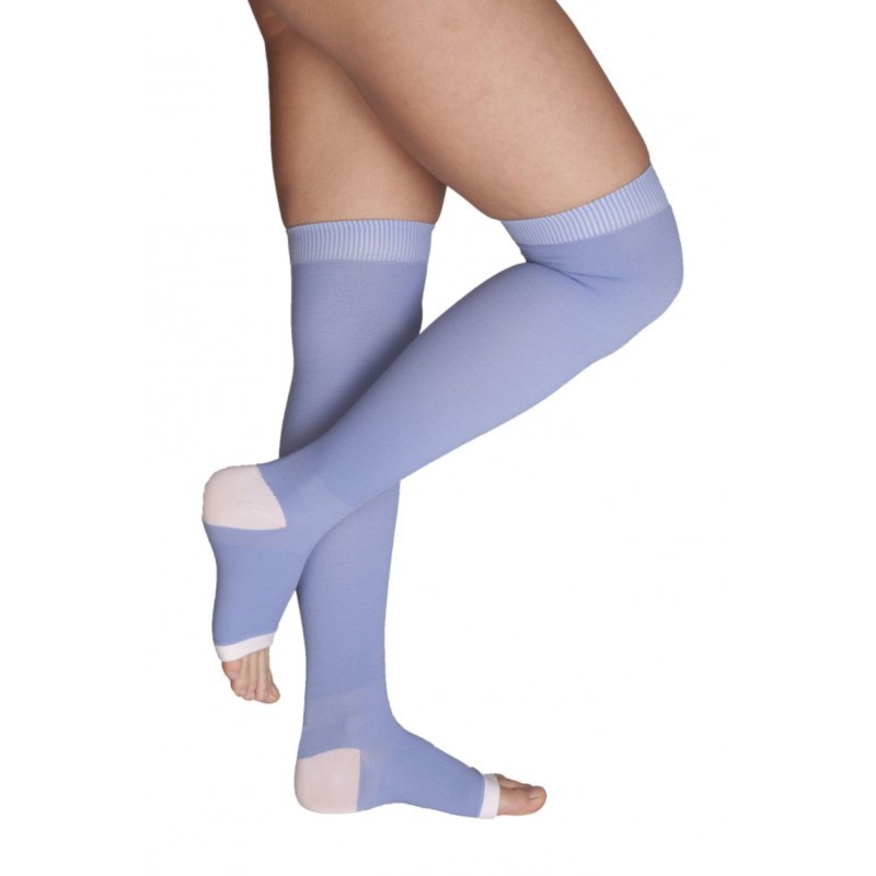 Modom Kompresívne punčochy lýtkové dlhé, modrá