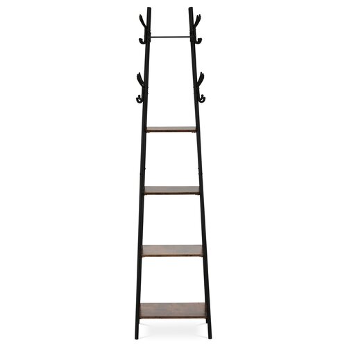 Kleiderständer mit Ablage GD-170 OLW, Altholz