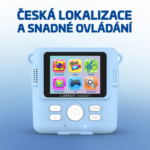 Kamera dziecięca LAMAX InstaKid1, niebieska