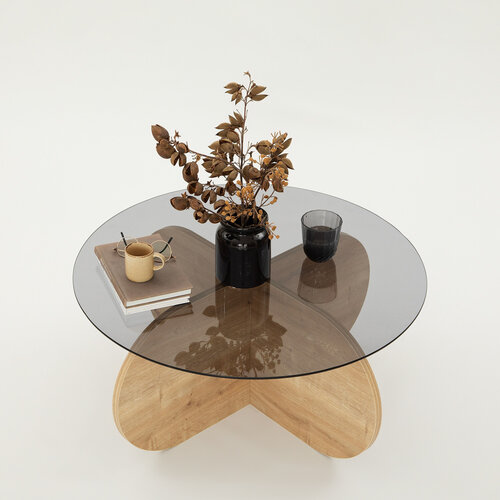 Măsuță de cafea Bubble Sapphire Oak Fume