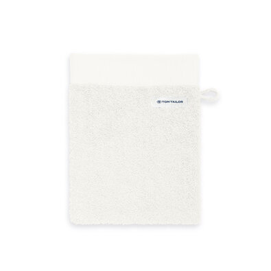 Tom Tailor Frotteewaschlappen Crisp White, 16 x 21 cm, 6er-Set