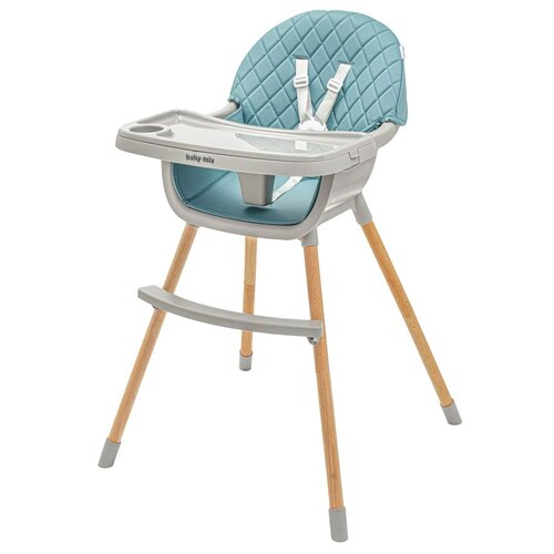 Baby Mix Freja wooden etkezőszék, zöld