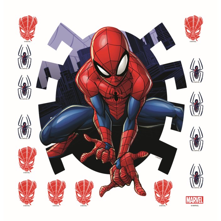 AG Art Samolepiaca dekorácia Spiderman, 30 x 30 cm