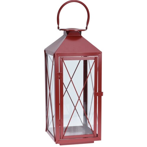 Komplet kovových luceren Reds 3 ks, rdeča