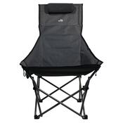 Cattara 13467 Scaun pliant de camping Merit Foldi, negru
