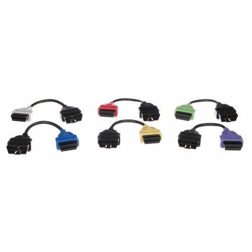 Sixtol Set de reductoare OBD-II FiatECUScan pentruautoturisme MECHANIC CABLE SET 3, 6 buc