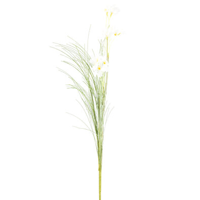 Umetne travniške cvetove 51 cm, bele