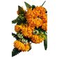Buchet artificial Crizanteme, portocaliu, înălțime 60 cm