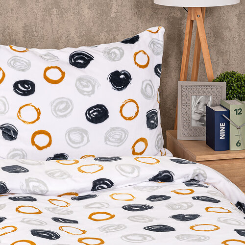 Lenjerie de pat din micro-flanelă 4Home Dotty, 140 x 200 cm, 70 x 90 cm