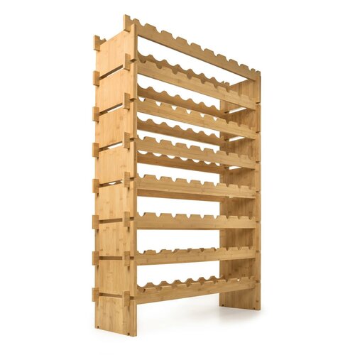 G21 Bambusový stojan na víno, 72 fliaš