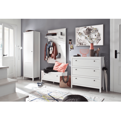 Wandgarderobe OLJE 80, weiß