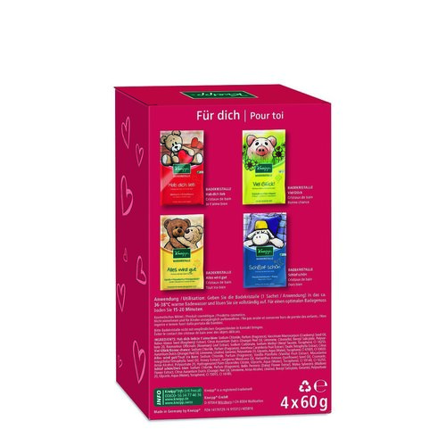 Kneipp Set de săruri de baie pentru copii, 4bucăți, 60 g