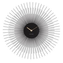 Дизайнерський настінний годинник Karlsson 5817BKдіаметром 45 см