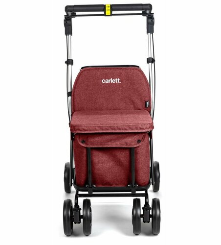Carlett Senior Comfort nákupná taška na kolieskach 36 l, rubínová