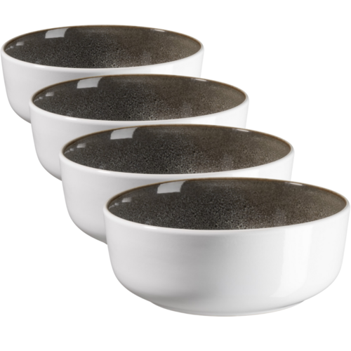 Mäser Lunaria Brown tálkészlet, 15,5 cm, 4 db