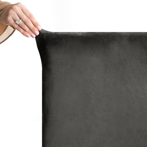 Restilo Napínací poťah na stoličku Sento tmavosivá, 48 x 48 x 58 + 10 cm, súprava 4 ks