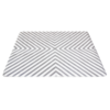 Domarex Fusion memóriahabos szőnyeg,fehér-szürke, 120 x 160 cm
