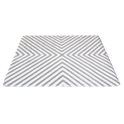 Covoraș din spumă cu memorie Domarex Fusion, alb-gri, 120 x 160 cm