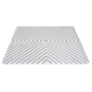 Domarex Koberček z pamäťovej peny Fusion, bielo-sivá, 120 x 160 cm