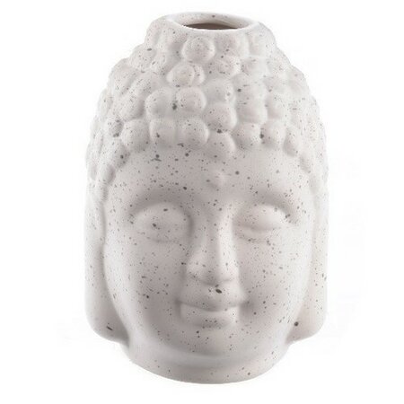 Váza Buddha bílá, 11,5 cm