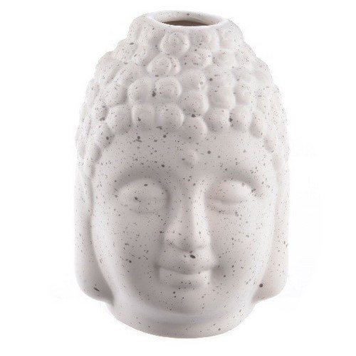 Váza Budha biela, 11,5 cm