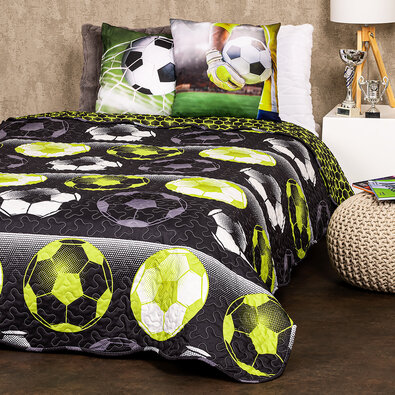 4Home Pregrinjalo za posteljo Football, 140 x 220cm