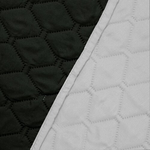 DecoKing Axel Tagesdecke Grau/Schwarz, 170 x 210 cm