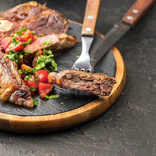 Happy Green 12-teiliges Steakbesteck-Set